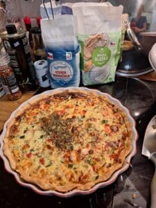 večeře na jógovém víkendu na navrátilce